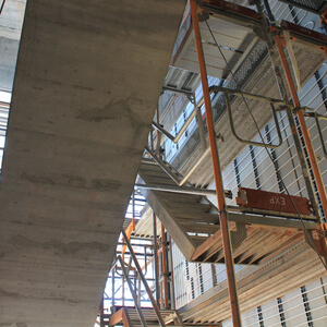 … while it is still in use in the stairway, e. g. the paneling of the wall heating.